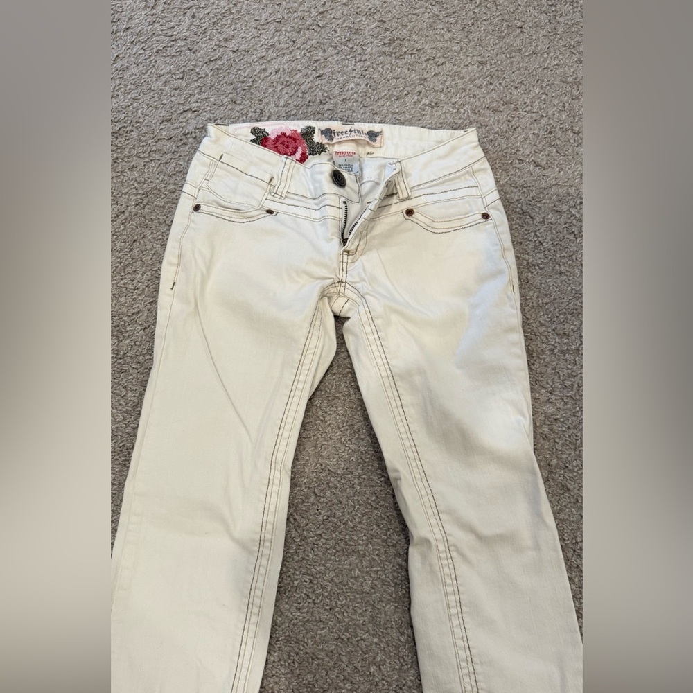 Women's Cream Jeans